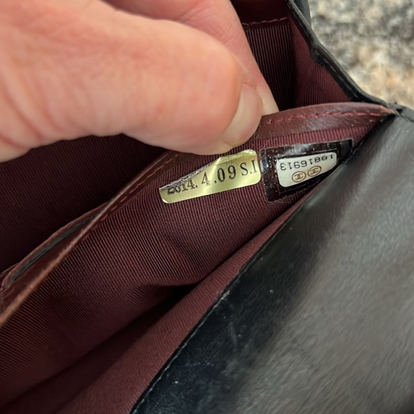 Chanel Black Lambskin Flap Wallet With Silver CC - Picture 12 of 16